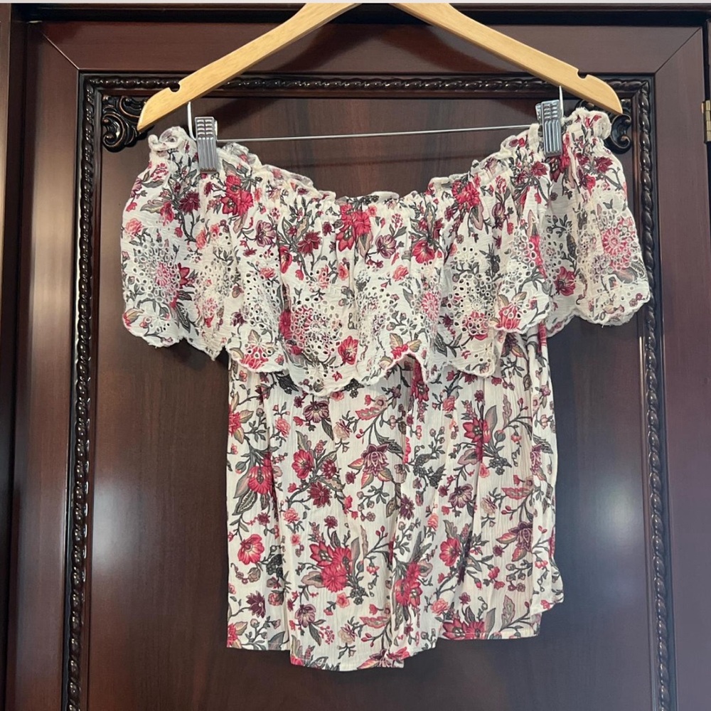 Floral Off the Shoulder Top